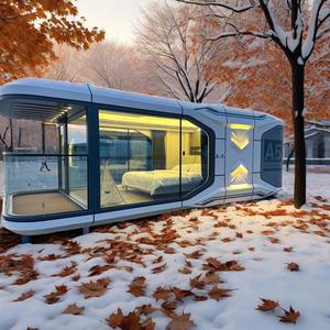 Capsule casa moderna per esterni,