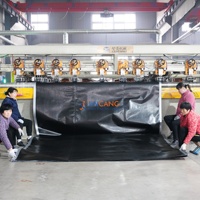 Rouleau de bâche en PE argenté 150 g/m² résistant aux intempéries pour les projets de construction et de toiture