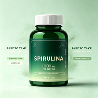Supplément OEM de spiruline, capsules de spiruline et de chlorelle 1000mg