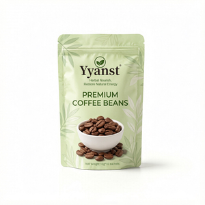เมล็ดกาแฟพรีเมียมยี่ห้อ Yyanst 10 กรัม x 10 ซอง อาหารเสริมสมุนไพรเพิ่มพลังงาน เมล็ดกาแฟคั่วธรรมชาติ - Product Image 1