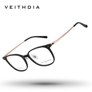Veithdia Square Optical <b>Eyeglasses</b> <b>Frame</b> Pure Titanium Alloy Unisex Full-<b>Frame</b> Lightweight 7109 - Product Image 1