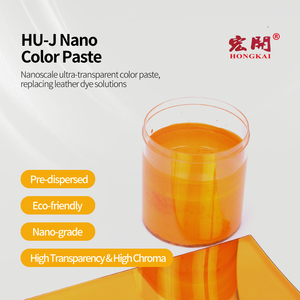 Chất tạo màu sắc tố dòng HU-J (Chất mang màu gốc nhựa cao phân tử) thay thế chất nhuộm da, dùng được với nước và dùng cho da nhân tạo PU, PVC - Product Image 6