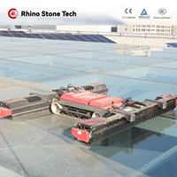 Fournisseurs chinois de robots de nettoyage de panneaux solaires photovoltaïques semi-automatiques télécommandés pour les résidences et les commerces