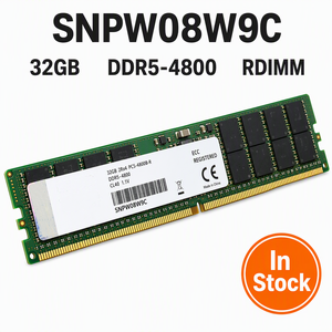 En stock SNPW08W9C/32G 32 Go (1x32 Go) DDR5-4800 MT/s ECC Registered RDIMM 288 broches Mémoire RAM serveur Haute performance DDR5-48 - Product Image 5