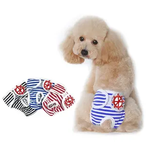 כותנה כלב פיסיולוגיים פיפי רפידות סניטרי מכנסיים נקבה לשימוש חוזר רחיץ כלב חיתולים - Product Image 1