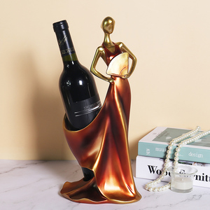 <span class=keywords><strong>Portabottiglie</strong></span> singolo in resina personalizzato, decorazione europea divertente a forma <span class=keywords><strong>di</strong></span> renna, cavallo o animale, regalo per la casa - Product Image 4