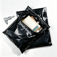 Benutzer definierte Logo-Druck Peach Pink Poly mailer Biologisch abbaubare Express Mailing Reiß verschluss für