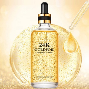Suero Facial de Oro 24k de Marca Privada 100ml Antienvejecimiento, Control de Acné, Equilibrio de Grasa, Minimizador de Poros, Ácido Salicílico para Piel, Cuello y Garganta - Product Image 2