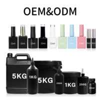 Usine En Gros 2770 Couleurs Vegan Gel Vernis À Ongles Uv Led Kit Marque Privée Ensemble 15 Ml pour Salon
