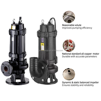 Pompe à eau submersible haute pression 5 kW neuve pour eaux usées, contrôle des inondations, usage agricole, chimique et industriel, garantie 1 an