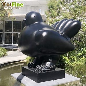 Grande taille célèbre bronze <span class=keywords><strong>botero</strong></span> graisse sculpture d'oiseau à vendre - Product Image 1