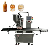 Machine de remplissage automatique à tête unique pour crème cosmétique, huile, gel et pâte, à pompe à piston haute viscosité 1000 ml