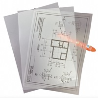 Película de Dibujo para Plotter CAD, Doble Cara, Mate, Translúcida, Impermeable, de Poliéster, para Impresión de Ingeniería por Inyección de Tinta, 75