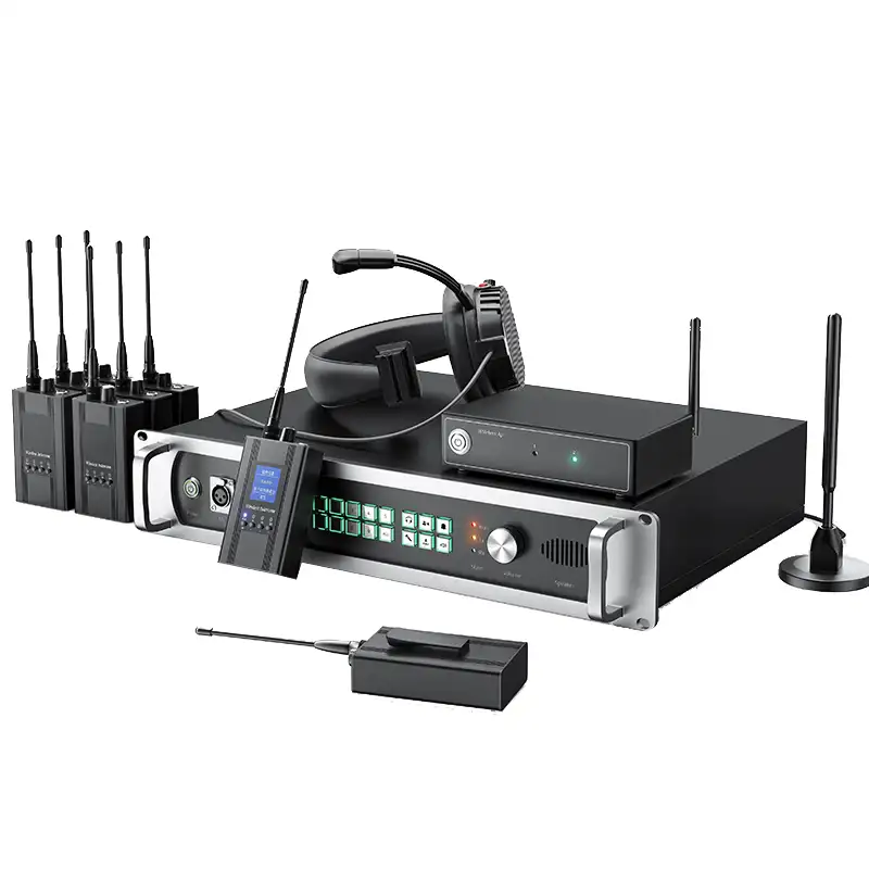 TYSTVideo TY-920STチャンネルワイヤレスインターホンシステム全二重ディレクター通話通信システム双方向ラジオ