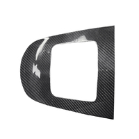 Panneau de garniture de console centrale en fibre de carbone véritable pour Mercedes Benz Classe G W465 2025 – Housse de décoration intérieure de luxe