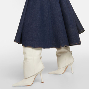 Original Quality Botas Dama Altas Western Fashion Knee High Cut Pants <b>Boots</b> for Ladies - Product Image 3