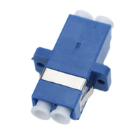 Adaptador de fibra óptica dúplex LC/UPC Couper Monomodo Azul para conexión de cable de conexión de fibra óptica