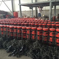 Palans à chaîne manuels circulaires en acier légers et durables, utilisés pour la construction, outils de levage de type levier, système de poulie à chaîne