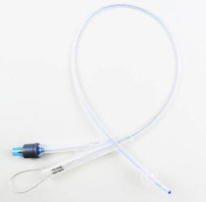 Medis sekali pakai 2 cara semua silikon dilapisi lateks Foley kateter medis ukuran yang berbeda dua arah balon silikon murni - Product Image 5