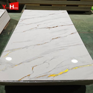 Panel de Pared de PVC con Efecto Mármol Sintético UV, Tablero Decorativo de Alto Brillo para Latinoamérica - Product Image 5