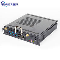 INGSCREEN OPS komputer Pc Industri CPU penjualan laris mendukung tampilan 4K bisnis baru kantor Ops komputer Pc hitam Mini