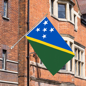 Solomon <strong>Islands</strong> <strong>Flag</strong> 3x5 Ft Polyester with Brass Grommets for Outdoor &amp; Indoor Decoration Single Layer Durable - Product Image 5