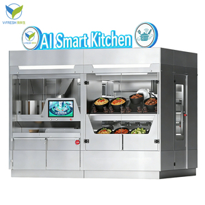 VFresh - Kiosque de restauration rapide intelligent avec assistance automatisée 24h/24 et 7j/7, cuisine robotisée par IA, distributeur automatique - Product Image 2