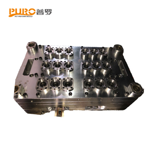 Cetakan Injeksi Plastik Produk Rumah Tangga Produksi Massal Kontrol Presisi Katup Pin Cetakan Hot Runner 18 Rongga Puro - Product Image 1