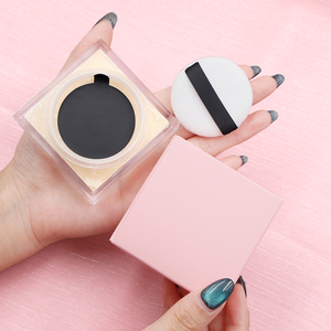 Polvo Suelto Vegano para Control de Grasa Facial, Cosméticos Resistentes al Agua de Marca Privada, Polvo Fijador de Maquillaje Rosa - Product Image 4