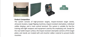 Haute précision réinitialisation automatique Shockwave cible Machine batterie détachable détection de coup instantané 3mm tir d'erreur - Product Image 4