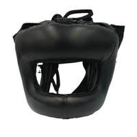 Protector de Cabeza de Cuero Vacuno Personalizado, Casco Protector de Boxeo, Protector de Cabeza para Taekwondo