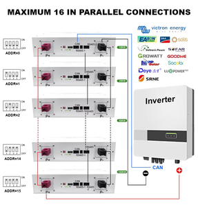 Batería de Litio Ion LiFePO4 de 280ah 300ah 15kwh para Almacenamiento de Energía Solar, Uso Doméstico, con Pantalla LCD y BMS Fácil de Usar - Product Image 3