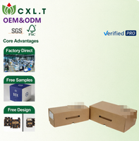 Boîte d'emballage pour chaussures verte recyclable, impression personnalisée, boîte en papier écologique pour chaussures, coffret cadeau