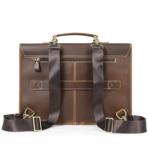 MARRANT Vintage pazzo cavallo in pelle da uomo borsa Messenger per Laptop borsa Messenger in vera pelle a tracolla per uomo - Product Image 4