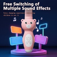 Microphone sans fil K6 pour karaoké, microphone de chant pour enfants et fêtes à domicile, microphone de karaoké portable avec son variable, système de microphone KTV