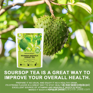 Thảo Dược Bổ Sung Soursop <span class=keywords><strong>Graviola</strong></span> Lá Trà Uống Chất Lỏng Gummy Kẹo Cho Người Lớn Không Cho Phụ Nữ Mang Thai - Product Image 3