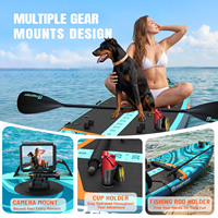 FBSPORT Dropshipping Planche de paddle gonflable de pêche SUP Gonfiabile sup Board Pembe mor Stand up Paddle Board Racetyp Rack