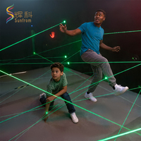 SUNFROM Sistema Láser Interactivo para Juegos Activos, Control RGB DMX512, Clasificación IP65, 1200 Lúmenes, Certificado CE, Entretenimiento Interior para Centros Comerciales