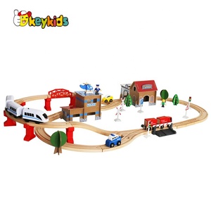 Thiết kế mới trẻ em bằng gỗ điện đồ chơi Train Bộ w04c048 - Product Image 2