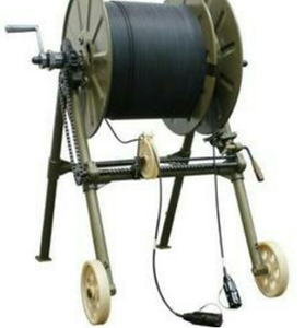 Bất động sản sợi cáp quang Reel với bánh xe tàu sân bay - Product Image 6