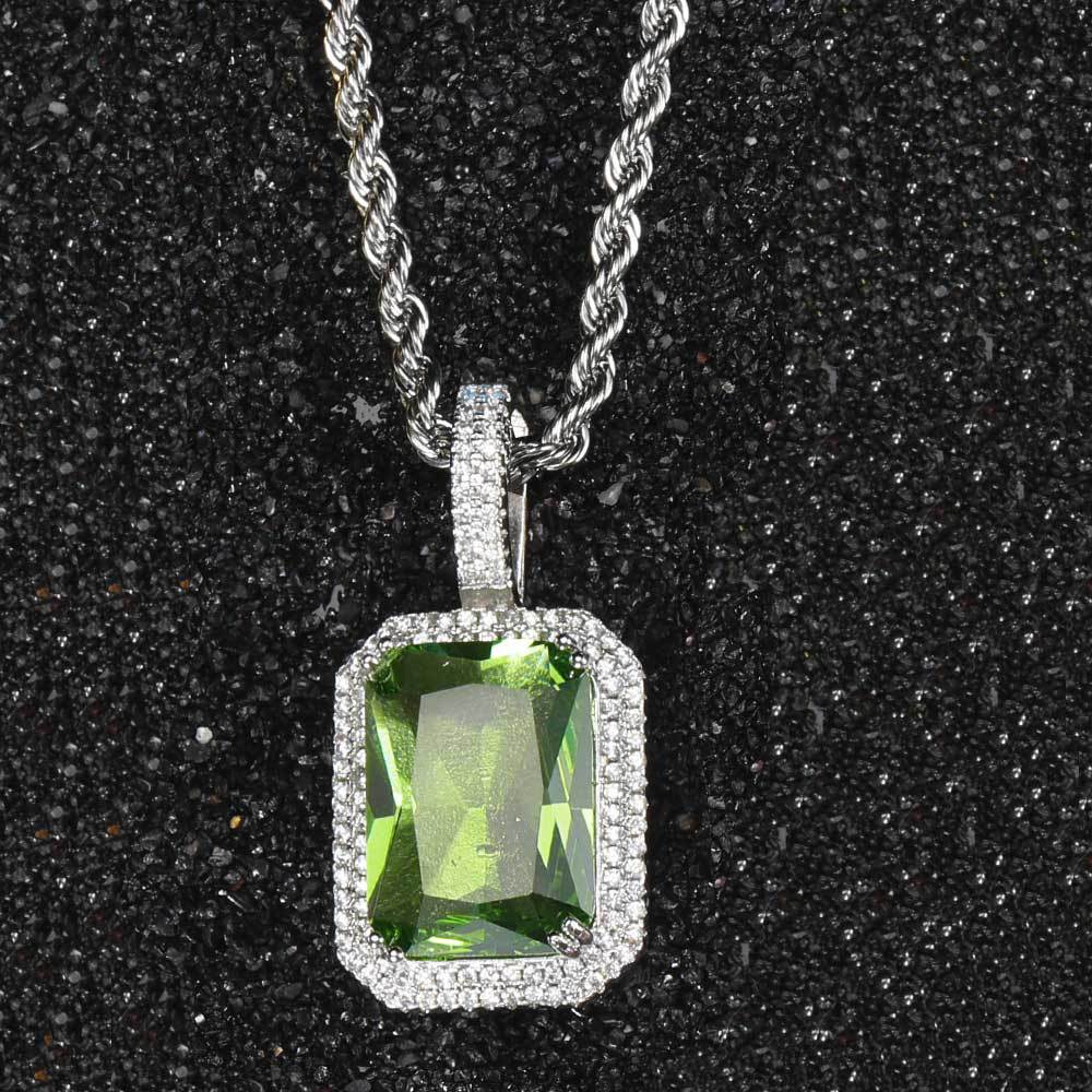Silver Olivine-Pt163