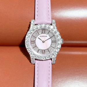 Reloj de cuarzo impermeable de lujo para mujer Sensación de gama alta Diamantes completos Diseño exclusivo - Product Image 4