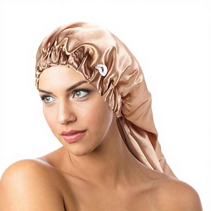 Bonnet de nuit en satin double couche personnalisé pour femme, élastique, pour adultes, usage domestique, toutes saisons - Product Image 2
