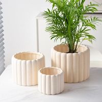 Pot de fleurs en céramique fait main de luxe, nouveau design, personnalisé, écologique, style ferme, pour plantes succulentes, avec trou de drainage, pour la maison et le jardin