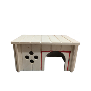 Küçük hayvanlar evcil ahşap ev özel ahşap gine domuz kafesi ev - Product Image 1