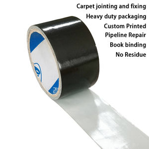 ตัวอย่างฟรีขายส่งจัมโบ้ม้วนเครื่องปรับอากาศปิดผนึกฉีกขาดง่าย Waterpoof สีที่กำหนดเองพิมพ์พีวีซีเทปผ้า<span class=keywords><strong>ท่อ</strong></span> - Product Image 2