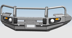 Nouvelle barre de taureau de voiture Hilux de haute qualité 4x4 accessoires tout-terrain mise à niveau de pare-chocs extérieur pour Toyota Hilux avant Isuzu d-max Amarok - Product Image 4