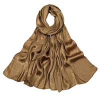Premium malaisie Satin Tudung Hijab islamique voile foulard froissé couleur unie Satin crêpe écharpe femmes musulmanes châle Wrap