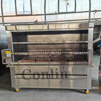 Four barbecue brésilien de grande capacité Machine à rôtir l'agneau porc boeuf Poulet Kebab faisant la machine