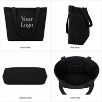 Sac fourre-tout en toile de coton surdimensionné pour femme avec logo personnalisé, sac à bandoulière réutilisable et résistant, respectueux de l'environnement